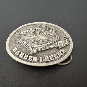 Vintage Barber Greene Model 879‎ Asphalt Paver Belt Buckle The Original